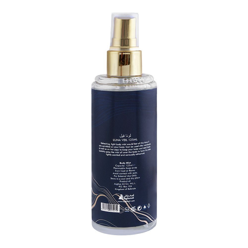 Asgharali Luna Veil Body Mist, For Women, 125ml - Image 2