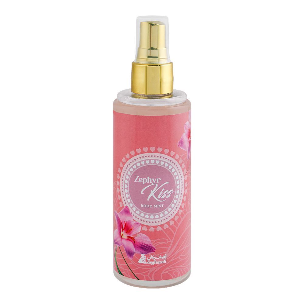 Asgharali Zephyr Kiss Body Mist, For Women, 125ml - Main Image