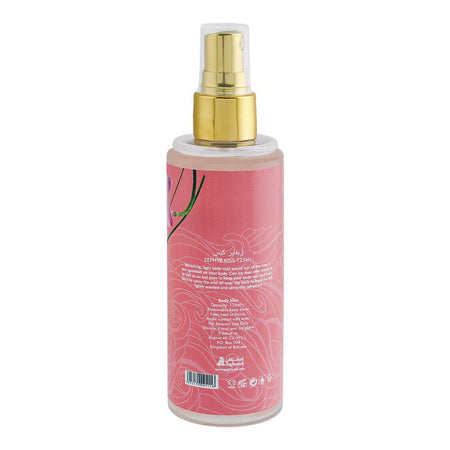 Asgharali Zephyr Kiss Body Mist, For Women, 125ml - Image 2