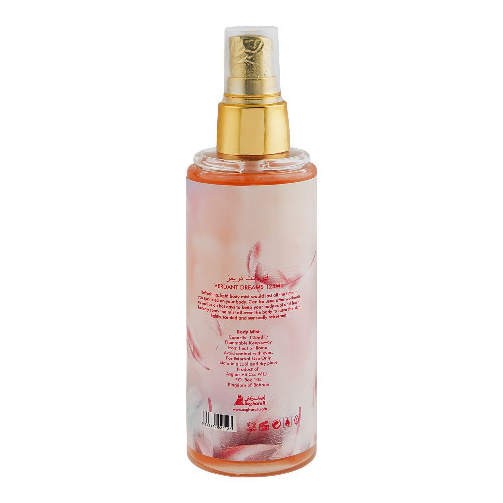 Asgharali Verdant Dreams Body Mist, For Women, 125ml - Image 2