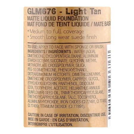 L.A. Girl Pro Matte HD Long Wear Matte Foundation, GLM676 Light Tan, 30ml - Image 3