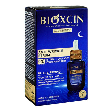 Bioxcin Anti-Wrinkle Serum, Retinol + Collagen Hyaluronic Acid, For All Types Of Skin, 30ml - Image 2