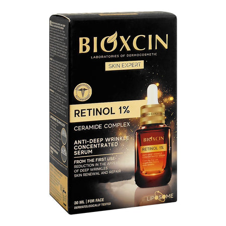 Bioxcin Retinol 1% Anti-Wrinkle Serum, For Types Of Skin, 30ml - Image 2