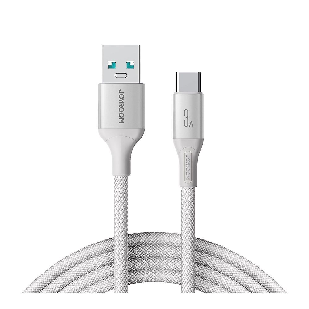 Joyroom Flash Series Fast Charging Data Cable, 3A, USB-A To Type-C, 2 Meter White, S-A28 - Main Image