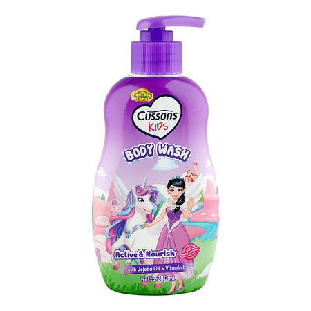 Cussons Creations Kids Active & Nourish Jojoba Oil + Vitamin E Body Wash, For Kids, 280ml - Main Image