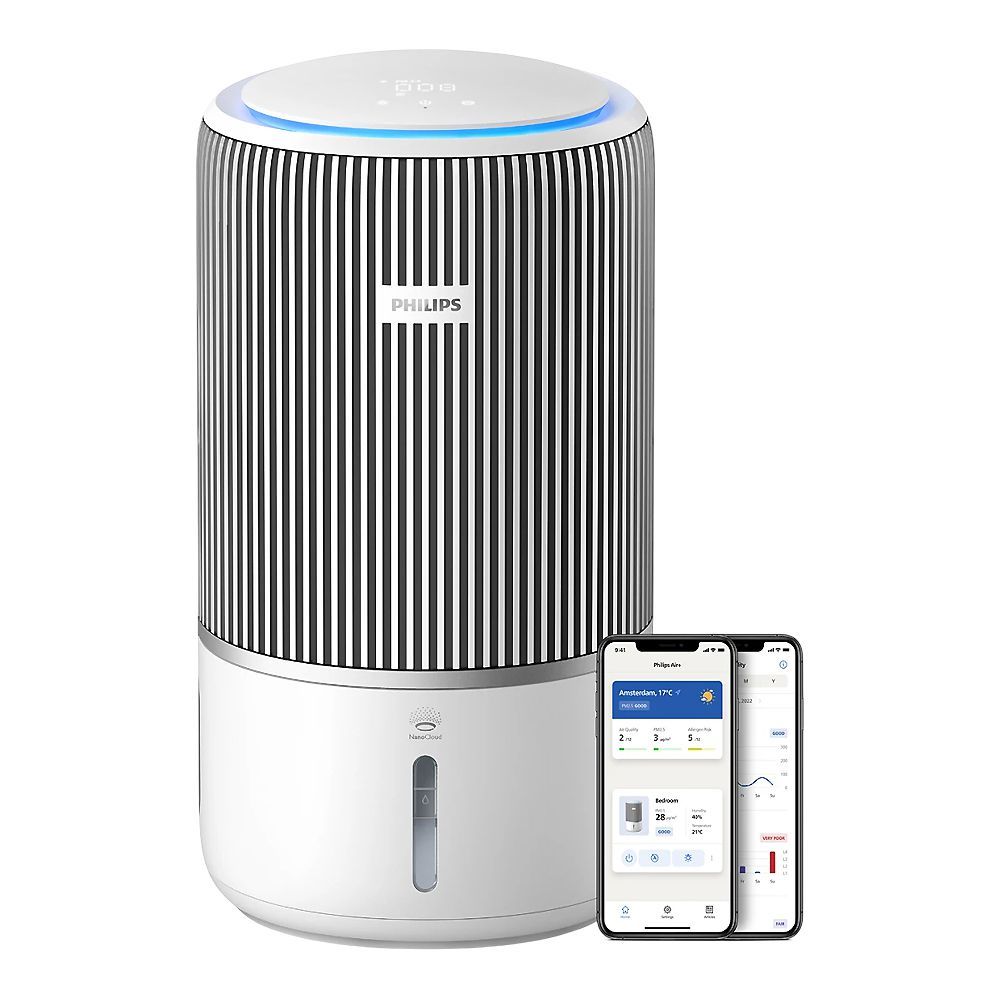 Philips 3400 Series 2-In-1 Voice Control Air Purifier And Humidifier, 43W, 100-240V, AC3420/10 - Main Image