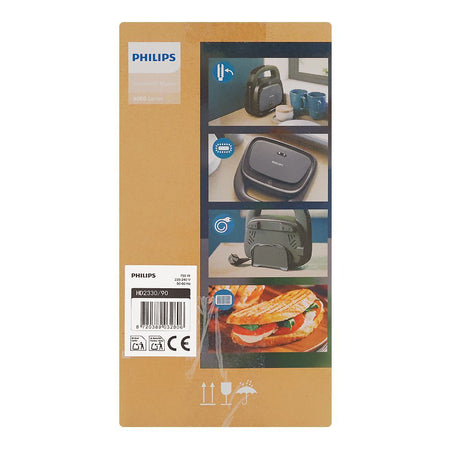 Philips 3000 Series Sandwich Maker, 750W, 220-240V, HD2330/90 - Image 5