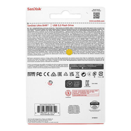 Sandisk Ultra Shift 32GB USB 3.2 Flash Drive, Speed Up to 100MB/s - Image 3