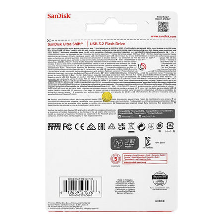 Sandisk Ultra Shift 64GB USB 3.2 Flash Drive, Speed Up to 100MB/s - Image 3