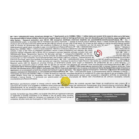 Sandisk Ultra Shift 64GB USB 3.2 Flash Drive, Speed Up to 100MB/s - Image 4