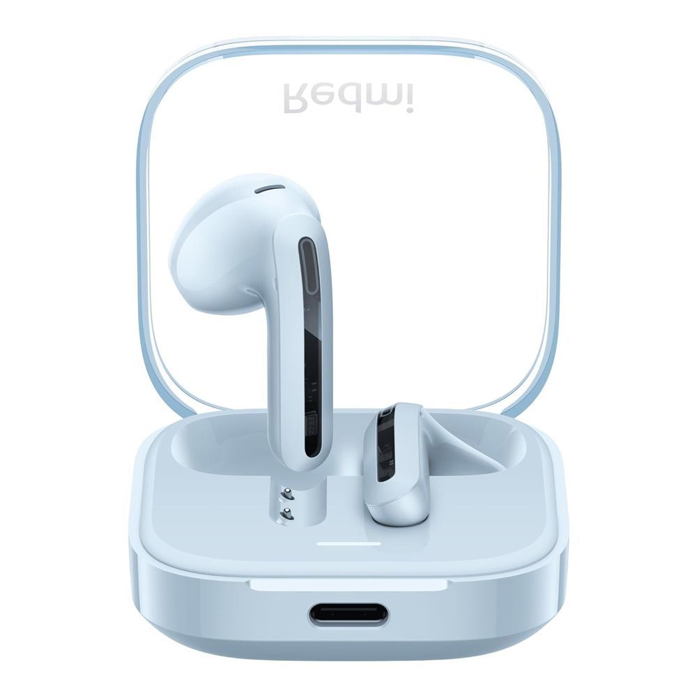 Redmi Buds 6 Active, With ENC Wireless Earbuds, 6 Hours Play Time, 475mAh Battery Case, Blue, M2344E1 - Main Image