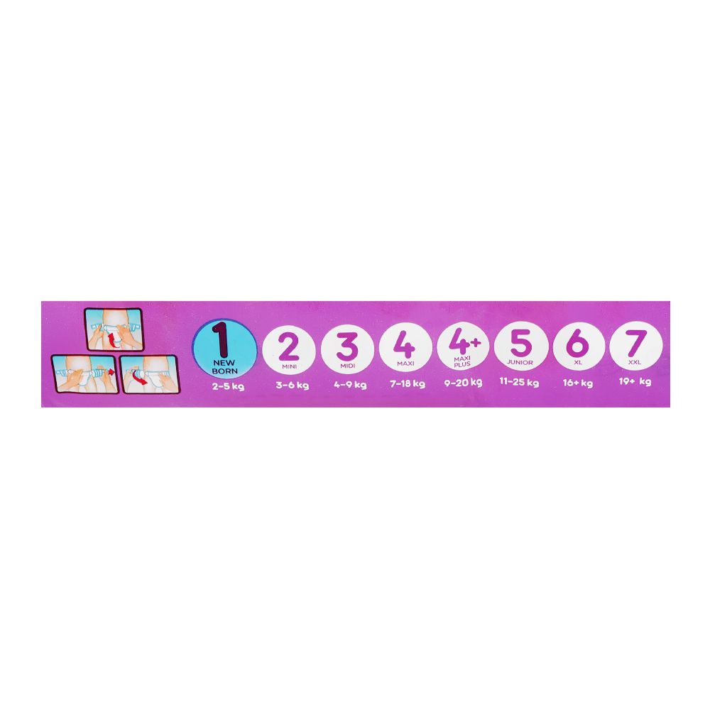 Canbebe Diaper Economy Pack, For Newborn, No.1, 2-5KG, 42-Pack - Image 5