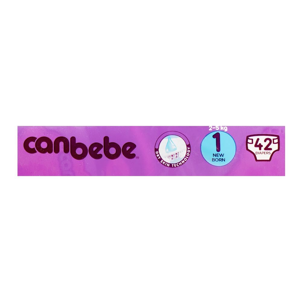 Canbebe Diaper Economy Pack, For Newborn, No.1, 2-5KG, 42-Pack - Image 7