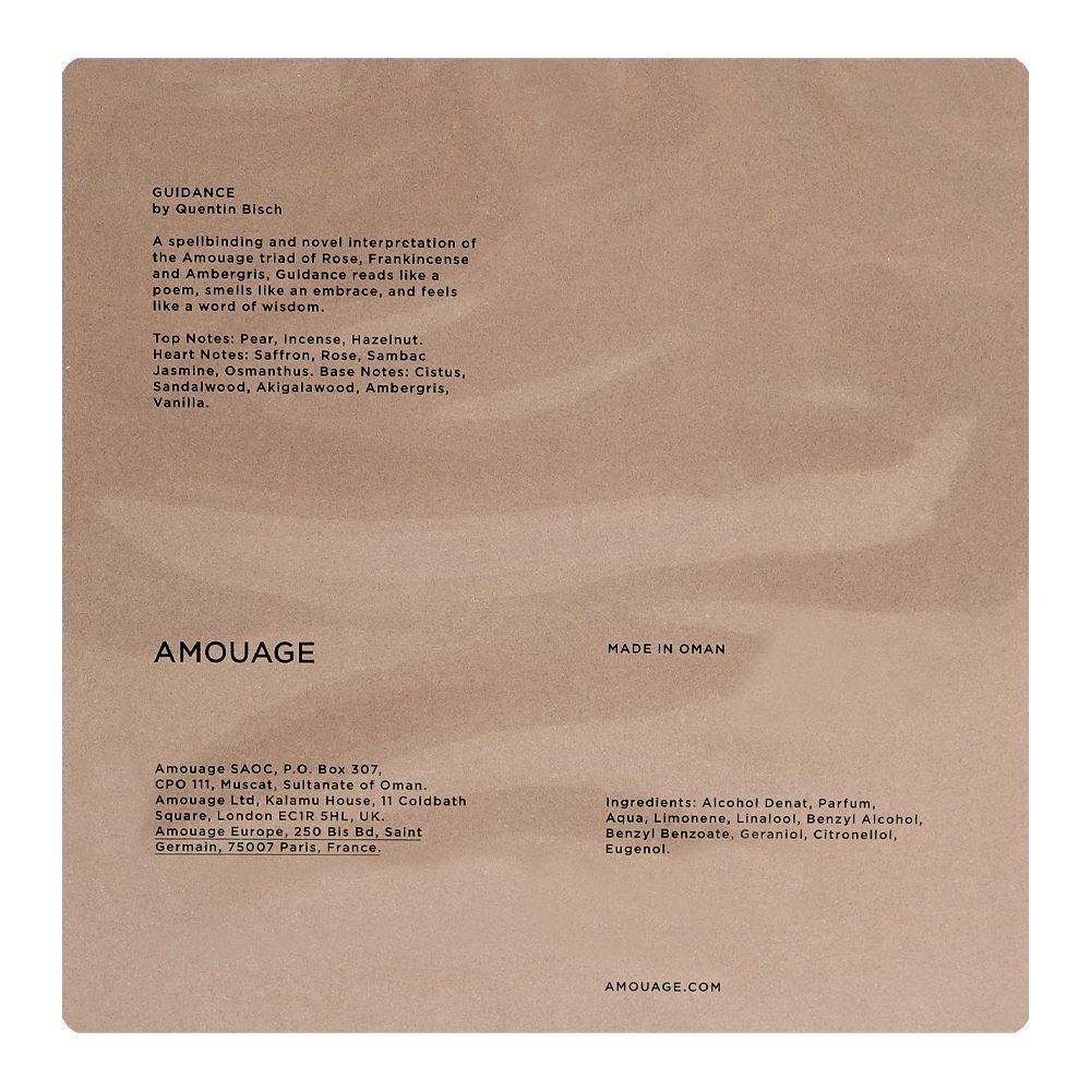 Amouage Guidance, Eau De Parfum, For Men & Women, 100ml - Image 2