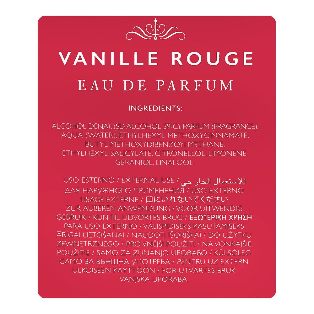 Versace Atelier Vanille Rouge, Eau De Parfum, For Men & Women, 100ml - Image 4
