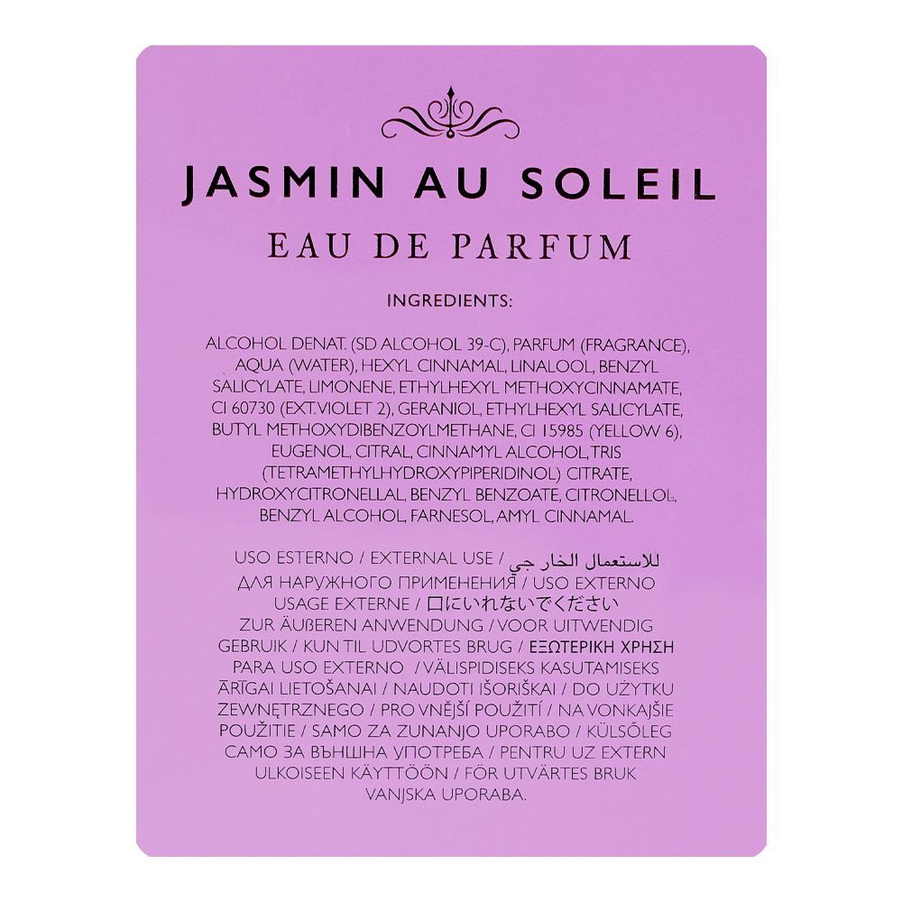 Versace Atelier Jasmine Au Soleil, Eau De Parfum, For Men & Women, 100ml - Image 4