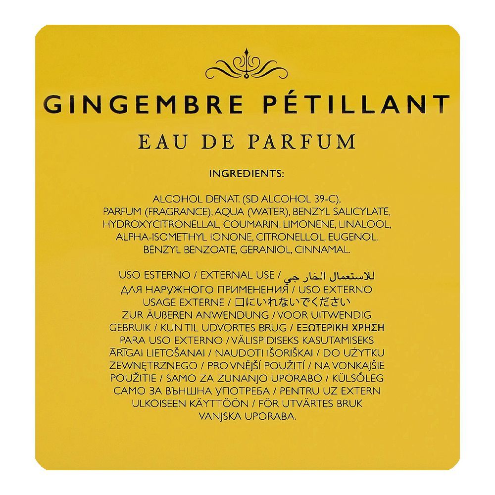 Versace Atelier Gingembre Petillant, Eau De Parfum, For Men & Women, 100ml - Image 4