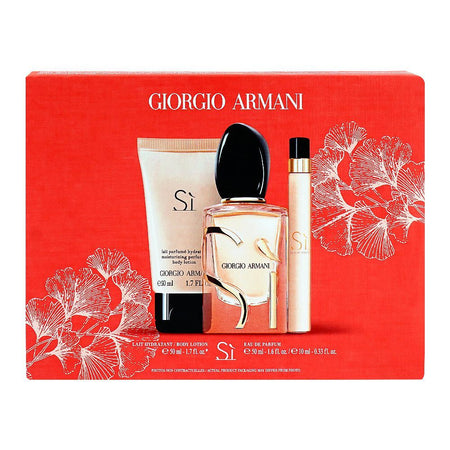 Giorgio Armani SI Set, For Women, Eau De Parfum, 50ml + Eau De Parfum 10ml + Body Lotion 50ml - Image 3