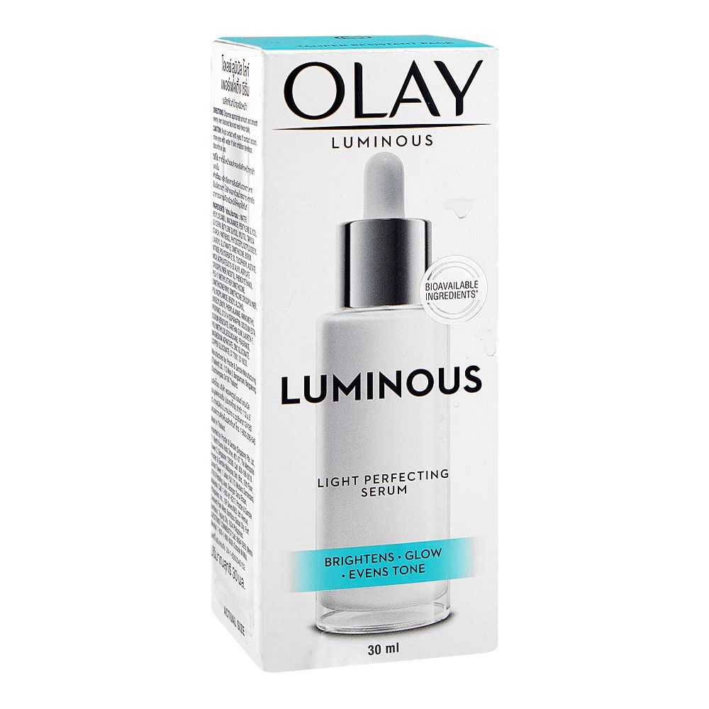 Olay Luminous Light Perfecting Serum, Niacinamide, Paraben, Phthalates & Petrolatum Free, For Dull & Dry Skin, 30ml - Main Image