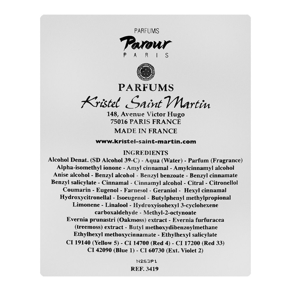 Kristel Saint Martin Parfum D'Or Elixir Pink For Women, 100ml - Image 2