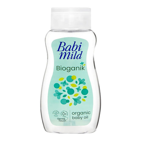 Babi Mild Ultra Mild Bioganik Baby Oil, Hypoallergenic, For Newborn, 200ml - Main Image