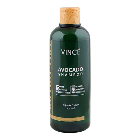 Vince Avocado Shampoo, Sulfates, Paraben & Fragrance Free, For Sensitive Scalp, 300ml - Main Image
