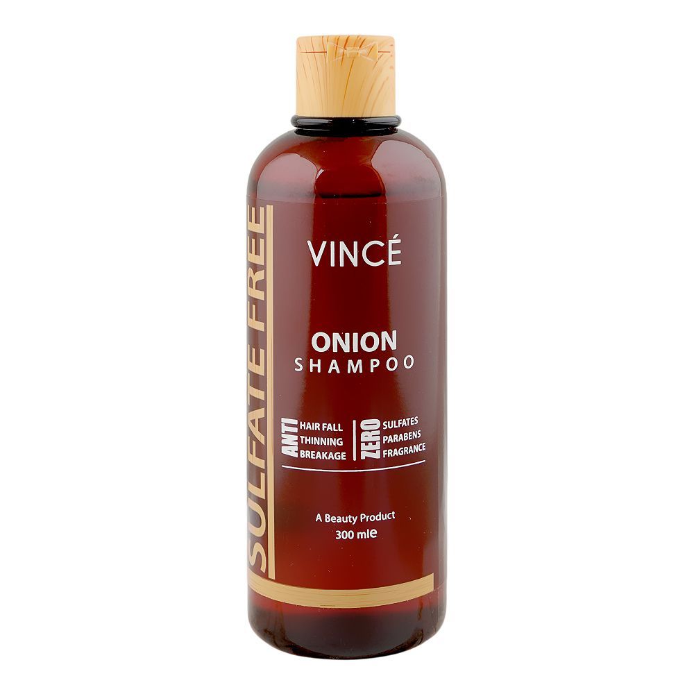 Vince Onion Shampoo, Sulfates, Paraben & Fragrance Free, For Sensitive Scalp, 300ml - Main Image