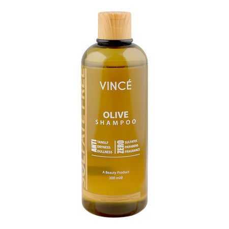 Vince Olive Shampoo, Sulfates, Paraben & Fragrance Free, For All Types Of Hair, 300ml - Main Image
