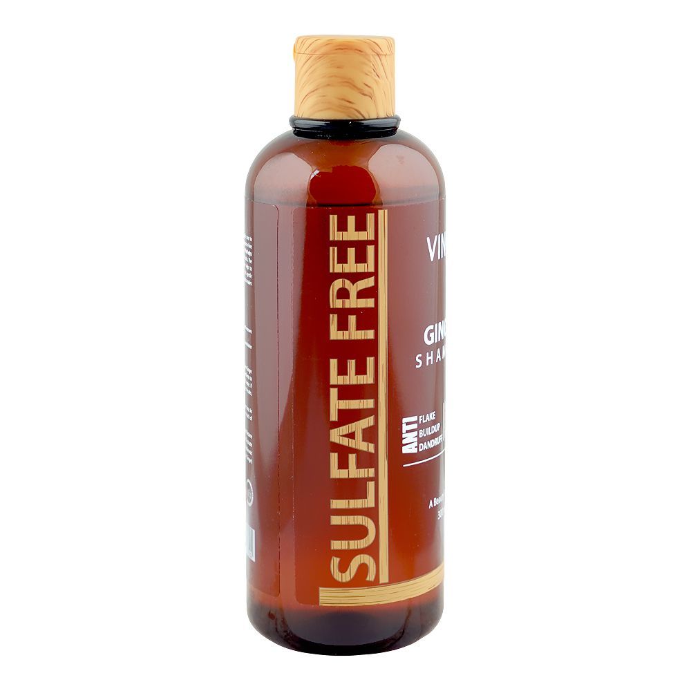 Vince Ginger Shampoo, Sulfates, Paraben & Fragrance Free, For Dry Hair, 300ml - Image 2