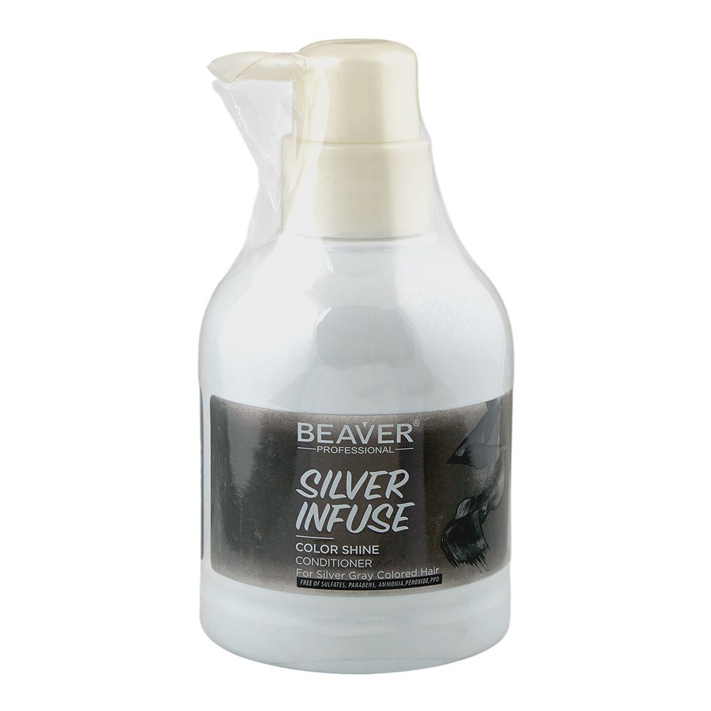 Beaver Color Shine Silver Infuse Conditioner, Sulfate, Paraben & Ammonia Free, 200ml - Main Image