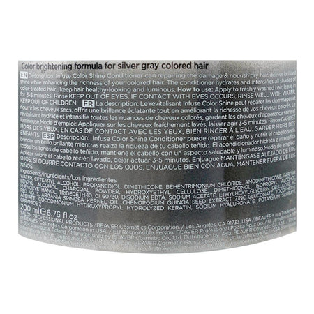 Beaver Color Shine Silver Infuse Conditioner, Sulfate, Paraben & Ammonia Free, 200ml - Image 3
