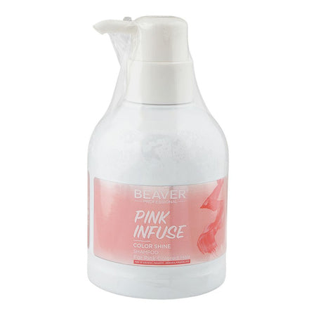 Beaver Color Shine Pink Infuse Shampoo, Sulfate, Paraben & Ammonia Free, 200ml - Main Image