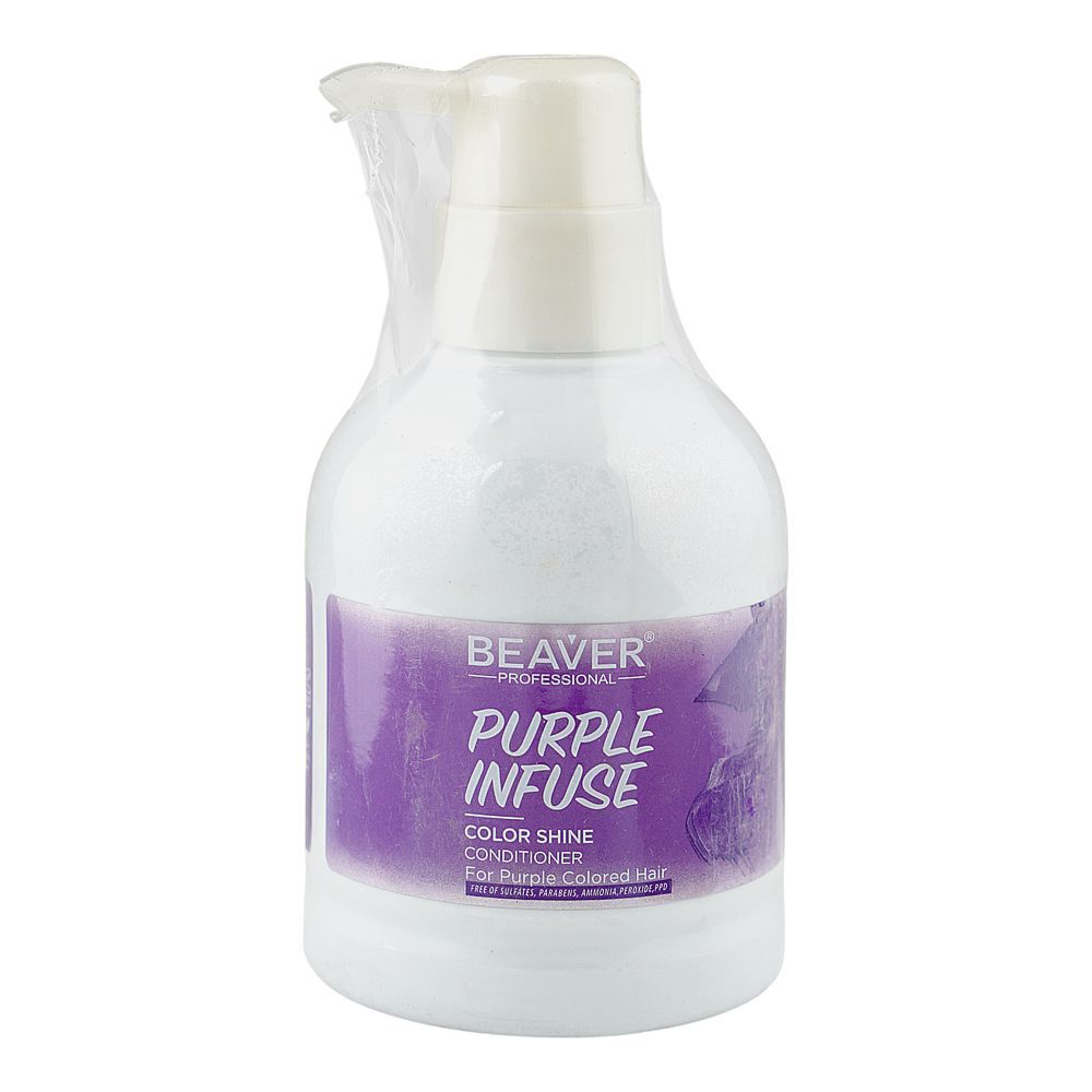 Beaver Color Shine Purple Infuse Conditioner, Sulfate, Paraben & Ammonia Free, 200ml - Main Image