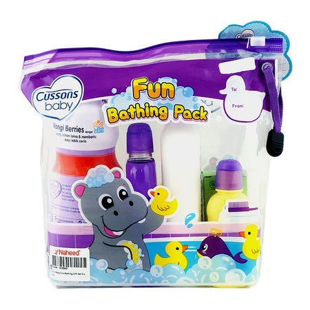 Cussons Baby Fun Bathing Gift Set, Purple, 5-Pack - Image 2