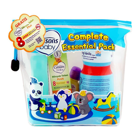 Cussons Baby Complete Essential Gift Set, Blue, 5-Pack - Main Image