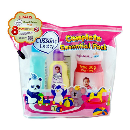 Cussons Baby Complete Essential Gift Set, Pink, 5-Pack - Main Image
