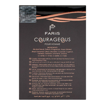 Fariis Courageous Pour Homme, Eau De Parfum, For Men, 100ml - Image 2