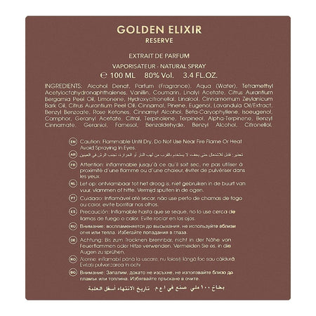 Riiffs Golden Elixer Reserve, Eau De Parfum, For Women, 100ml - Image 3
