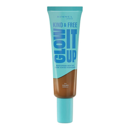 Rimmel Kind & Free Glow It Up Moisturizing Skin Tint, Vegan, 501 Noisette, 30ml - Main Image