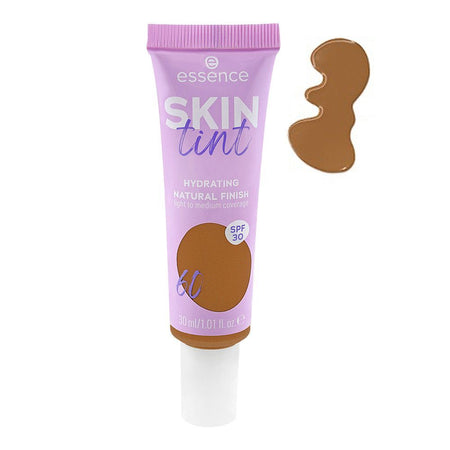 Essence Skin Tint Hydrating Natural Finish Light To Medium Coverage SPF30 Foundation, Vegan, 60, 30ml - Main Image