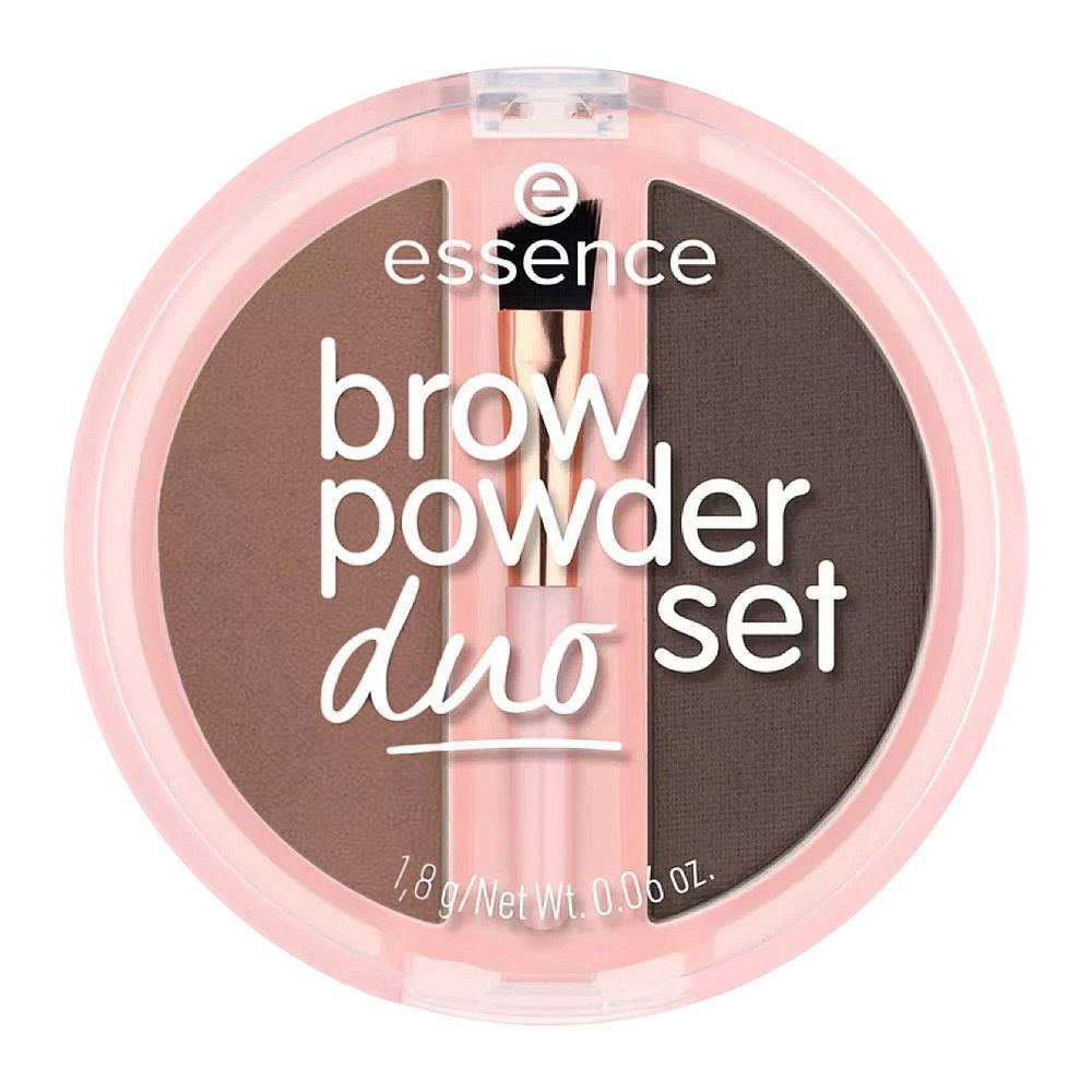 Essence Eyebrow Powder Duo Set, Vegan, 02 Medium, 1.8g - Image 2