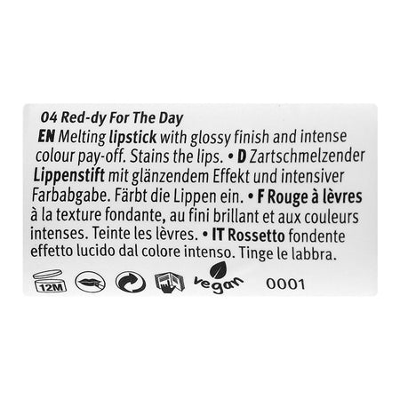 Essence Glossy Glaze High Shine Lipstick, Vegan, 04 Red-Dy For The Day, 1.9g - Image 4