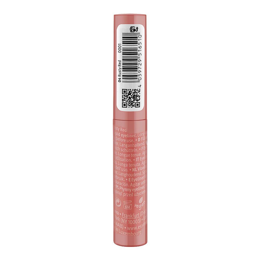 Essence Colour It! Liquid Eyeliner, Vegan, 04 Rusty Red, 3ml - Image 3