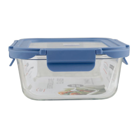 Homeatic Glass Storage Container, 1040ml, Blue, HMT-203 - Image 4