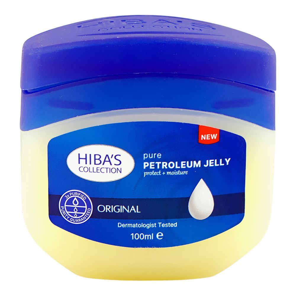 Hiba's Collection Original Pure Petroleum Jelly, 100ml - Main Image