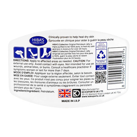 Hiba's Collection Original Pure Petroleum Jelly, 100ml - Image 3