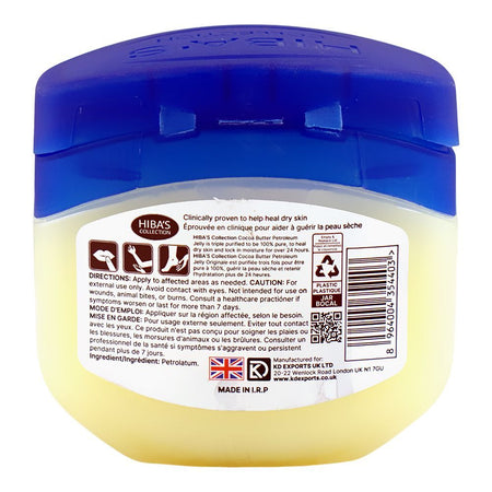 Hiba's Collection Cocoa Butter Rich Conditioning Petroleum Jelly, 100ml - Image 2