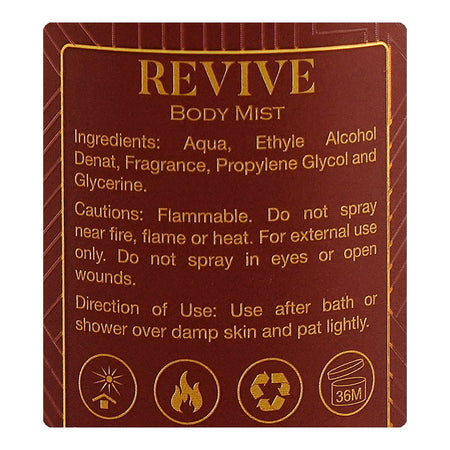 Opio Revive Body Mist, 250ml - Image 3