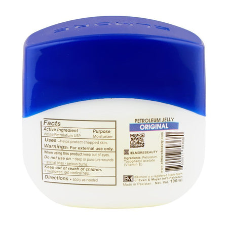Elmore Original Pure 100% Petroleum Jelly, For All Types Of Skin, 100ml - Image 2