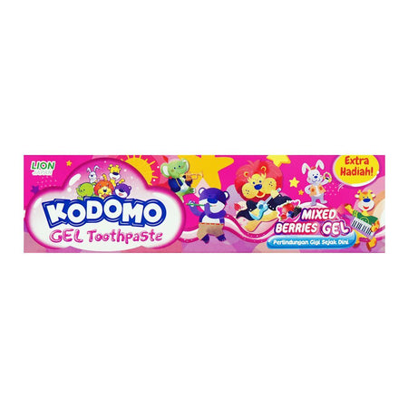 Kodomo Mixed Berries Gel Anti-Bacterial Toothpaste, 45g - Image 2